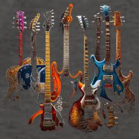 Guitars Guitarists Gift Vector Backpack