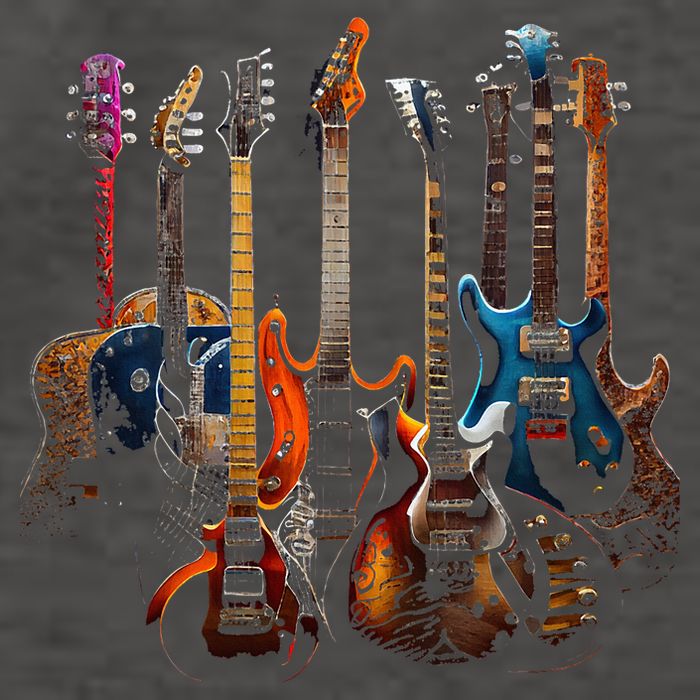 Guitars Guitarists Gift Vector Backpack