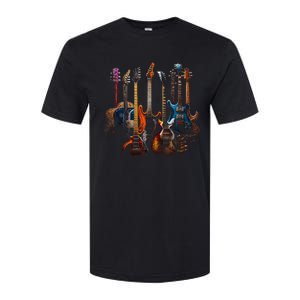 Guitars Guitarists Gift Softstyle CVC T-Shirt