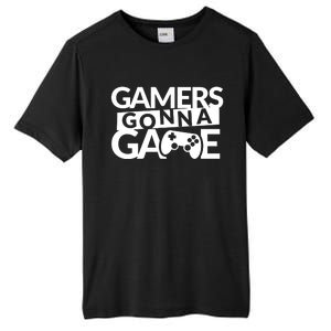 Gamers Gonna Game Tall Fusion ChromaSoft Performance T-Shirt