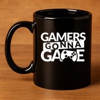 Gamers Gonna Game 11oz C Handle Ceramic Mug