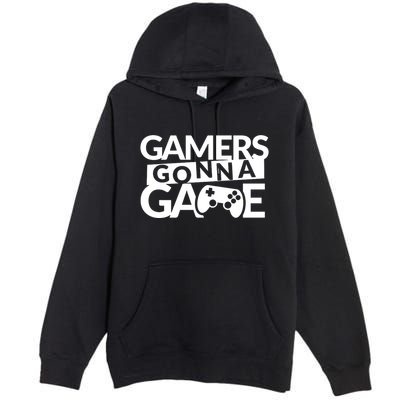 Gamers Gonna Game Premium Pullover Hoodie