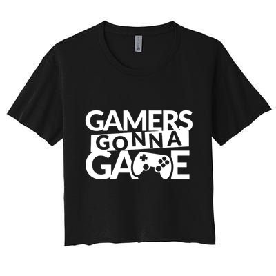 Gamers Gonna Game Crop Top