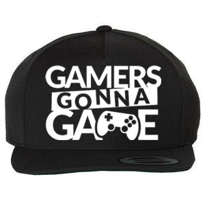 Gamers Gonna Game Wool Snapback Cap