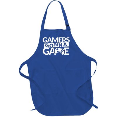 Gamers Gonna Game Full-Length Apron With Pockets