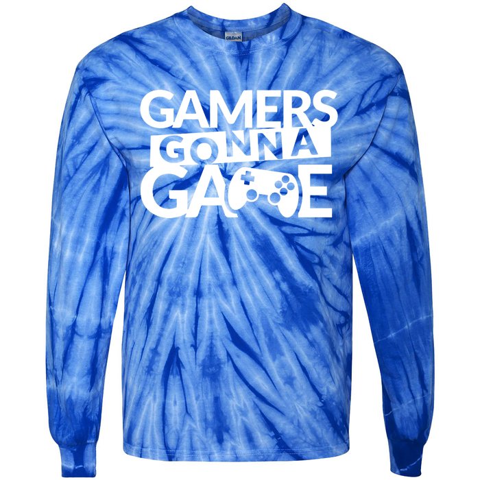 Gamers Gonna Game Tie-Dye Long Sleeve Shirt