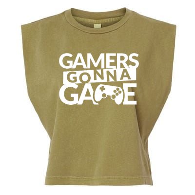 Gamers Gonna Game Garment-Dyed Women's Muscle Tee