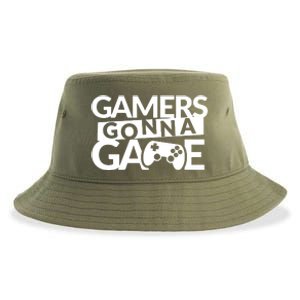 Gamers Gonna Game Sustainable Bucket Hat