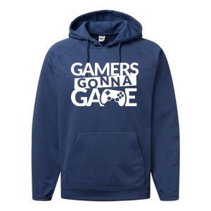 Gamers Gonna Game Performance Fleece Hoodie