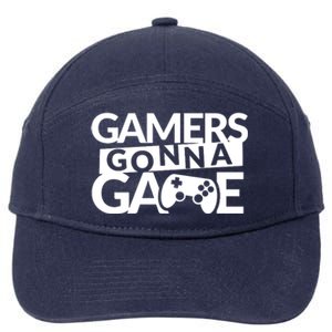 Gamers Gonna Game 7-Panel Snapback Hat