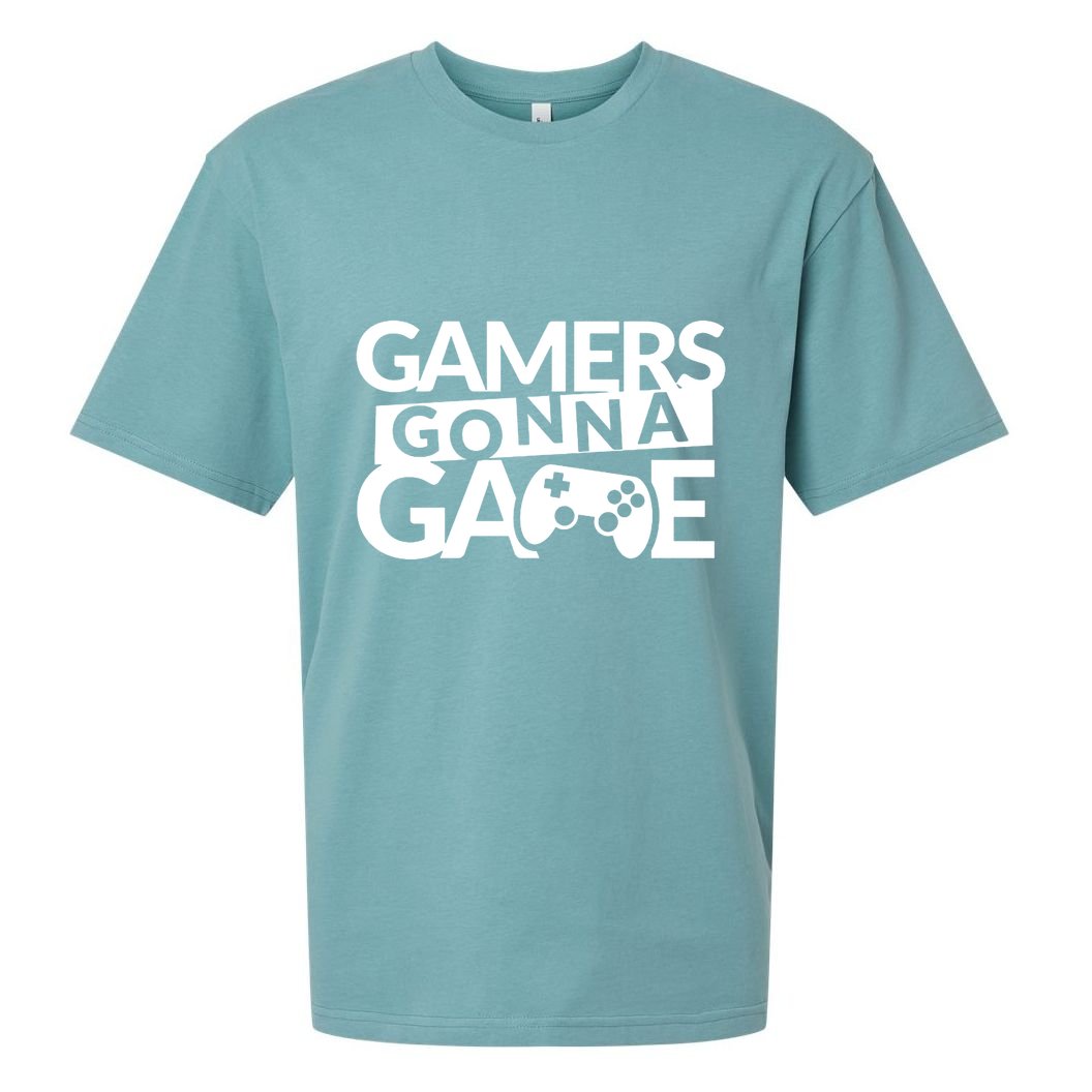 Gamers Gonna Game Sueded Cloud Jersey T-Shirt