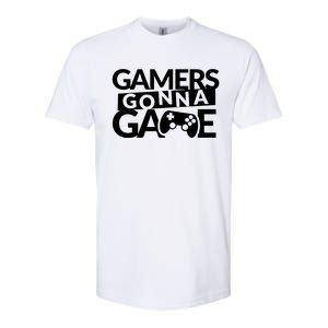 Gamers Gonna Game Softstyle CVC T-Shirt