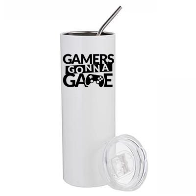 Gamers Gonna Game Stainless Steel Tumbler