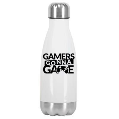 Gamers Gonna Game Stainless Steel Insulated Water Bottle