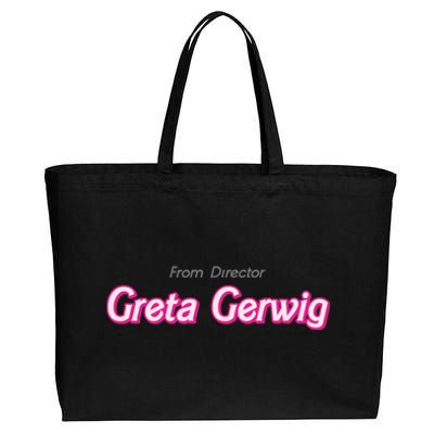 Greta Gerwig Cotton Canvas Jumbo Tote