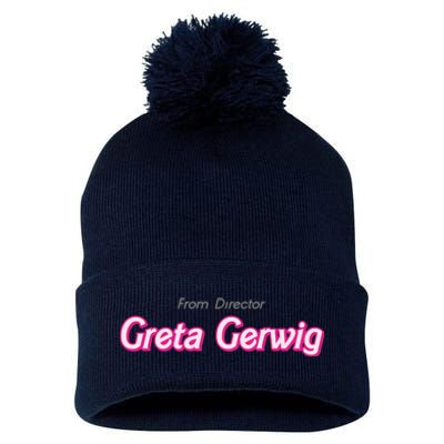 Greta Gerwig Pom Pom 12in Knit Beanie