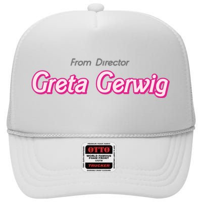 Greta Gerwig High Crown Mesh Back Trucker Hat