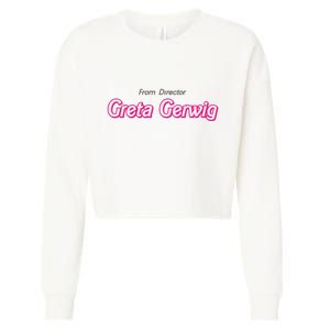 Greta Gerwig Cropped Pullover Crew