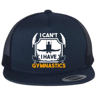 Gymnastics Gymnast Flat Bill Trucker Hat