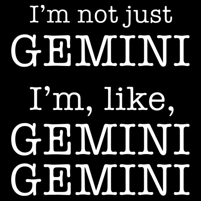 Gemini Gemini Gemini AF Funny Zodiac Birthday Gift 16 in Basic Backpack