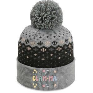 Groovy GlamMa Grandmother Flowers GlamMa Grandma The Baniff Cuffed Pom Beanie