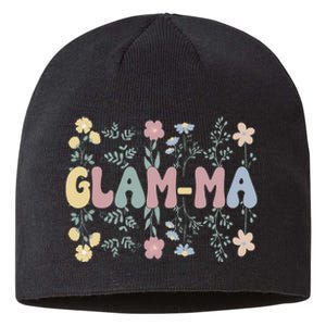 Groovy GlamMa Grandmother Flowers GlamMa Grandma Sustainable Beanie