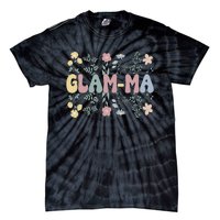 Groovy GlamMa Grandmother Flowers GlamMa Grandma Tie-Dye T-Shirt