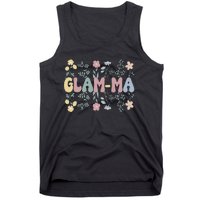 Groovy GlamMa Grandmother Flowers GlamMa Grandma Tank Top