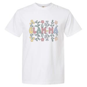 Groovy GlamMa Grandmother Flowers GlamMa Grandma Garment-Dyed Heavyweight T-Shirt