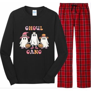 Ghoul Gang Groovy Boo Witch Funny Halloween Gift Long Sleeve Pajama Set