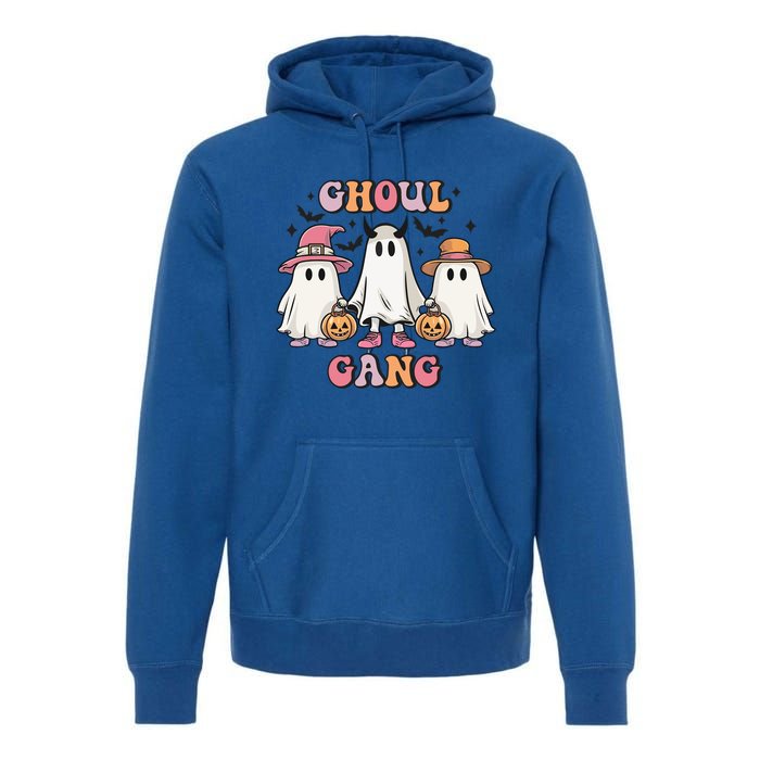 Ghoul Gang Groovy Boo Witch Funny Halloween Gift Premium Hoodie