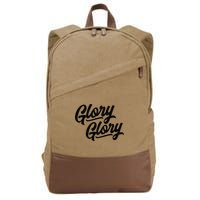 Glory Glory Georgia Rally Fight Song Cotton Canvas Backpack