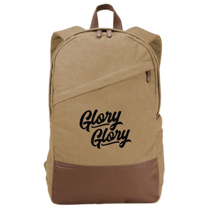 Glory Glory Georgia Rally Fight Song Cotton Canvas Backpack