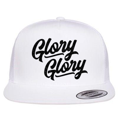 Glory Glory Georgia Rally Fight Song Flat Bill Trucker Hat