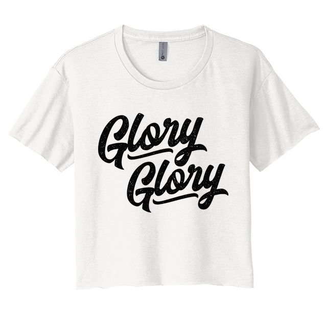 Glory Glory Georgia Rally Fight Song Crop Top