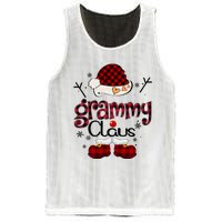 Grandma Gift Grammy Claus Red Plaid Mesh Reversible Basketball Jersey Tank