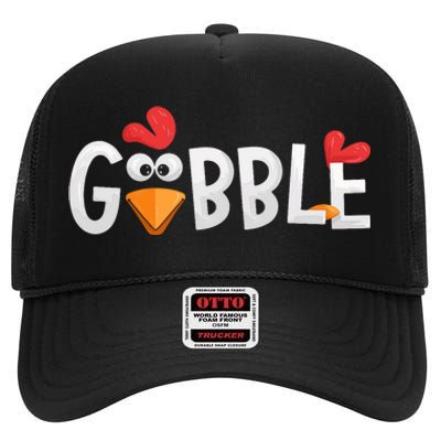 Gobble Gobble High Crown Mesh Back Trucker Hat