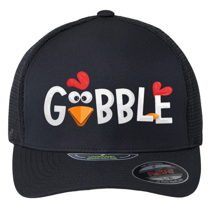 Gobble Gobble Flexfit Unipanel Trucker Cap