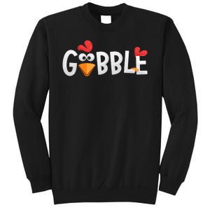 Gobble Gobble Tall Sweatshirt