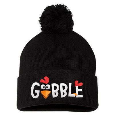 Gobble Gobble Pom Pom 12in Knit Beanie