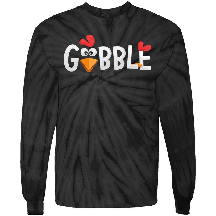 Gobble Gobble Tie-Dye Long Sleeve Shirt