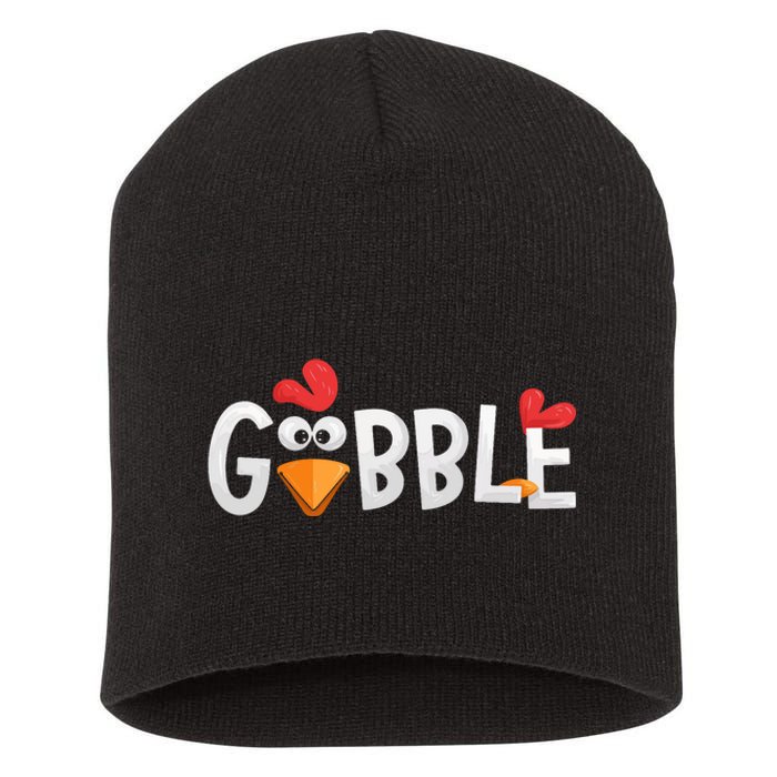 Gobble Gobble Short Acrylic Beanie