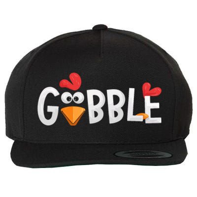 Gobble Gobble Wool Snapback Cap