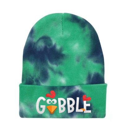 Gobble Gobble Tie Dye 12in Knit Beanie