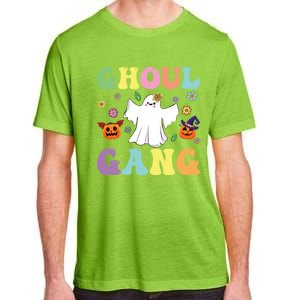 Ghoul Gang Groovy Hey Boo Pumpkin Boo Crew Halloween Retro Funny Gift Adult ChromaSoft Performance T-Shirt