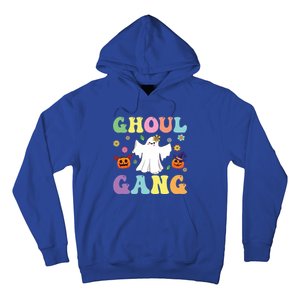 Ghoul Gang Groovy Hey Boo Pumpkin Boo Crew Halloween Retro Funny Gift Hoodie