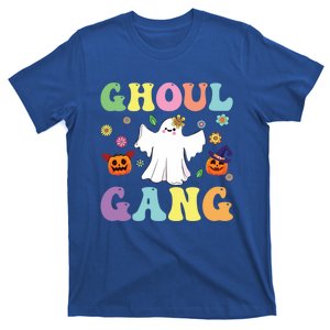 Ghoul Gang Groovy Hey Boo Pumpkin Boo Crew Halloween Retro Funny Gift T-Shirt