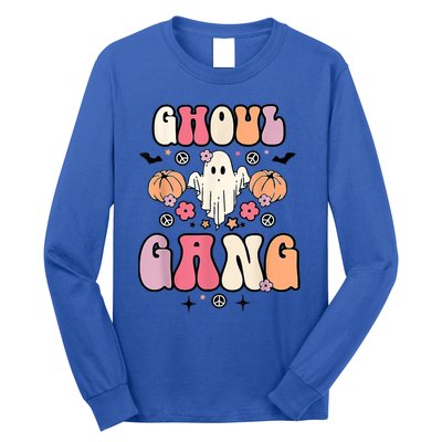 Ghoul Gang Groovy Hey Boo Pumpkin Boo Crew Halloween Costume Great Gift Long Sleeve Shirt