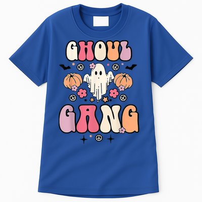 Ghoul Gang Groovy Hey Boo Pumpkin Boo Crew Halloween Costume Great Gift Tall T-Shirt