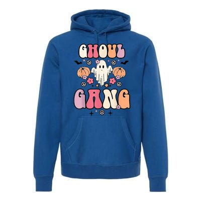 Ghoul Gang Groovy Hey Boo Pumpkin Boo Crew Halloween Costume Great Gift Premium Hoodie